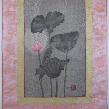 Pittura intitolato "Lotus 1" da Inara Cedrins, Opera d'arte originale, Altro