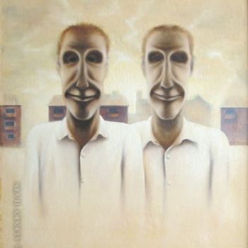 Painting titled "Диплопия" by Aleksei Ilin, Original Artwork, Other