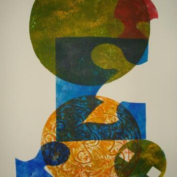Картина под названием "Reflejándose II" - Inés Diez, Подлинное произведение искусства, Другой