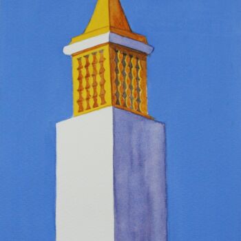 Painting titled "Chaminé de Ferragud…" by Inês Dourado, Original Artwork, Acrylic