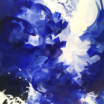 Pittura intitolato "water" da Ines Khadraoui, Opera d'arte originale, Acrilico