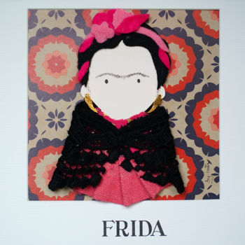 Artcraft titled "Frida" by Inès Dauxerre, Original Artwork