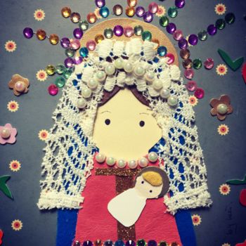 Artcraft titled "mini Like à virgin" by Inès Dauxerre, Original Artwork