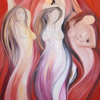 Painting titled "The Passion of The…" by Inés Honfi, Original Artwork