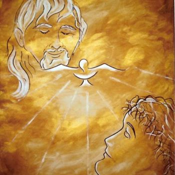 Pintura intitulada "Senhor" por Inês Marzano, Obras de arte originais