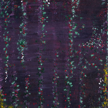 Painting titled "Rideau" by Agnès, Original Artwork, Acrylic