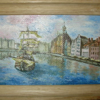 绘画 标题为“Gdansk” 由Iness Osychna, 原创艺术品, 油