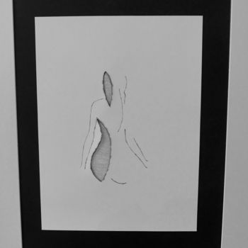 Collagen mit dem Titel "Minimaliste" von Stéphanie Salinères, Original-Kunstwerk