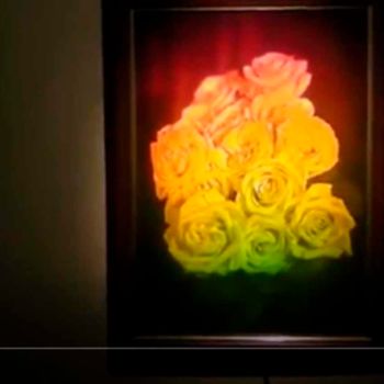 Fotografia intitulada "Roses" por Cyberarts Group, Obras de arte originais