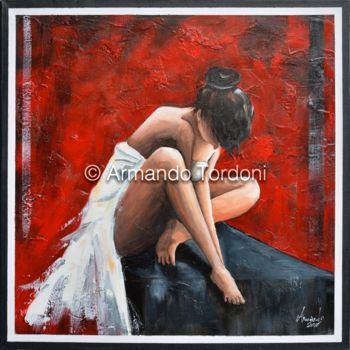 Pittura intitolato "danza, passione amo…" da Armando Tordoni, Opera d'arte originale, Acrilico