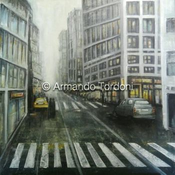 Pittura intitolato "the-street" da Armando Tordoni, Opera d'arte originale, Acrilico