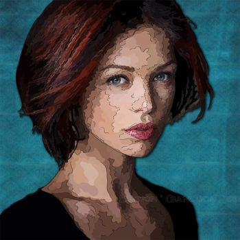 Digital Arts titled "Tereza" by Gianluca Resi, Original Artwork, Digital Painting