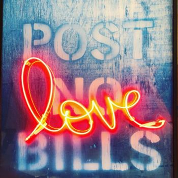 Arte digitale intitolato "Post No Bills LOVE" da Aimboo, Opera d'arte originale, Altro