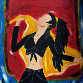 Painting titled "Disco 4" by Bs Van Hemert, Original Artwork, Acrylic