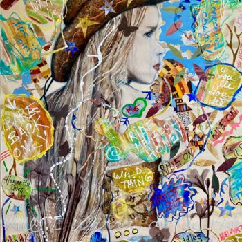 Pintura intitulada "Mustang Sally" por Niwan Yod, Obras de arte originais, Acrílico