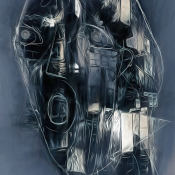 Digitale Kunst mit dem Titel "In the Minds Eye II" von Neil Hemsley, Original-Kunstwerk, Digitale Malerei
