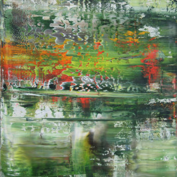 Peinture intitulée "Untitled [Abstract…" par Anna Rosenback, Œuvre d'art originale, Huile