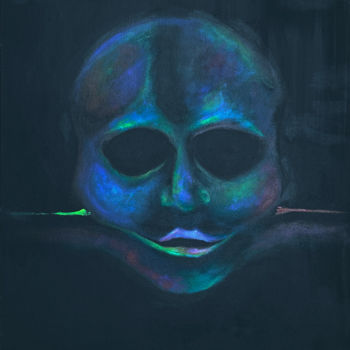 绘画 标题为“Face №1: a Mask” 由J Stix, 原创艺术品, 丙烯