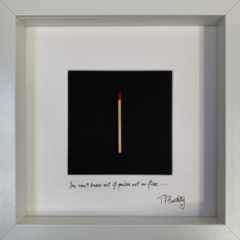 Картина под названием "You can't burn out…" - Tp Hardisty, Подлинное произведение искусства, Коллажи