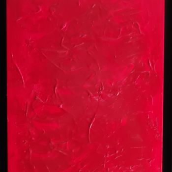 Pittura intitolato "Rosso astratto" da Beatrice Roman, Opera d'arte originale, Acrilico
