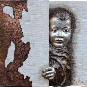 雕塑 标题为“Neugierde” 由Gerhard Ploner, 原创艺术品, 木