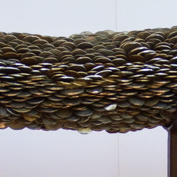 Sculpture intitulée "Pouvoir absolu (8)" par Luciano Monti, Œuvre d'art originale, Bois