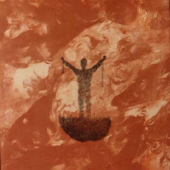 Painting titled "Libertà 06" by Marco Bagatin, Original Artwork, Chalk