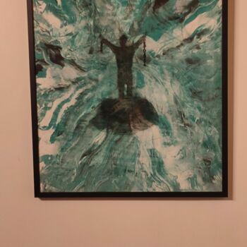 Painting titled "Libertà 11" by Marco Bagatin, Original Artwork, Chalk