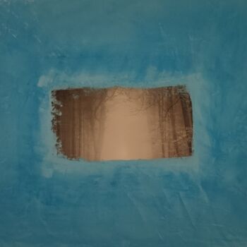 Painting titled "Sentieri 04" by Marco Bagatin, Original Artwork, Encaustic