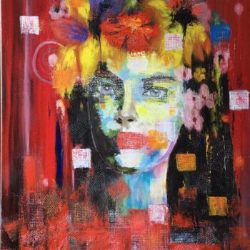 Картина под названием "Мне одной кажется..." - Inga Kniazieva, Подлинное произведение искусства, Масло