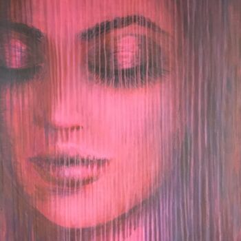 Картина под названием "Фиолетовый" - Inga Kniazieva, Подлинное произведение искусства, Акрил