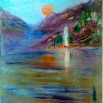 Картина под названием "The bay which does…" - Инга Курганская, Подлинное произведение искусства, Масло