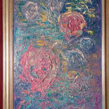 Картина под названием "Chaos" - Инга Курганская, Подлинное произведение искусства, Масло