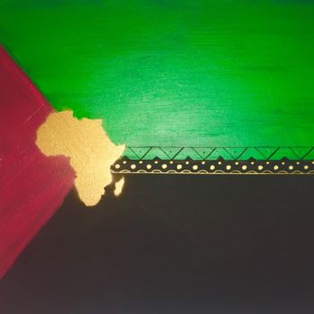 Pintura titulada "Panafrica Martinica" por Ing, Obra de arte original