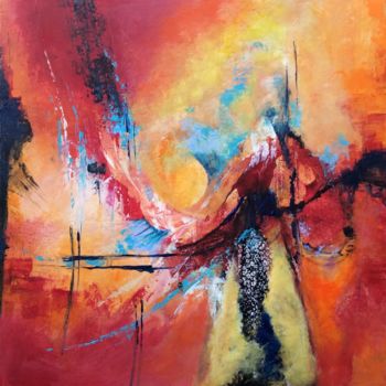 Pittura intitolato "Explosion" da Ingemalt, Opera d'arte originale, Acrilico