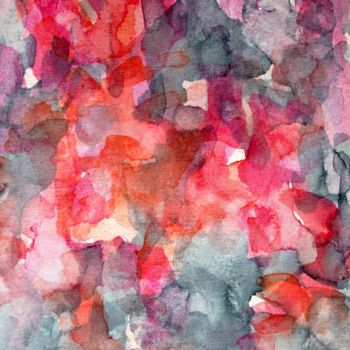 Pintura intitulada "Pink light III.jpg" por Ingela Wallgren Lindgren, Obras de arte originais, Aquarela