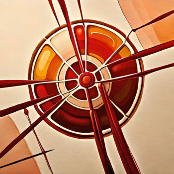 Arts numériques intitulée "Circle" par Ingo Caun, Œuvre d'art originale, Image générée par l'IA