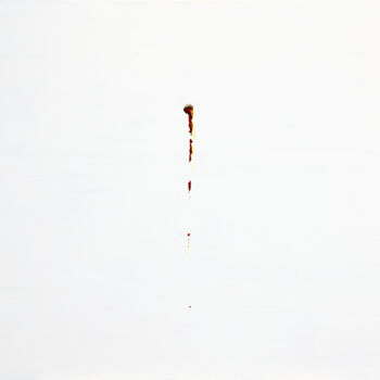 Ζωγραφική με τίτλο "Le silence" από Ingrid De Waal, Αυθεντικά έργα τέχνης, Ακρυλικό Τοποθετήθηκε στο Ξύλινο φορείο σκελετό
