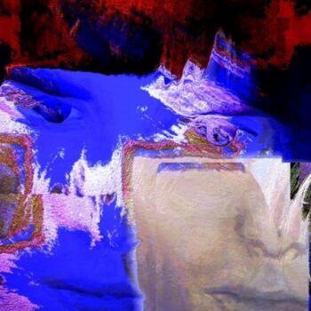 Digital Arts titled "That Special Blue i…" by Ingrid Dohle Kamerbeek, Original Artwork
