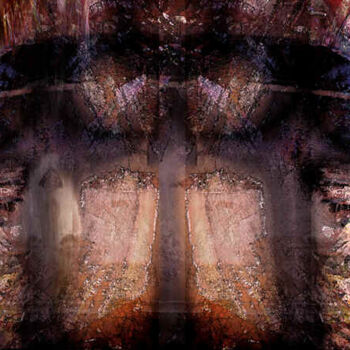 Цифровое искусство под названием "Two Souls Meeting" - Ingrid Dohle Kamerbeek, Подлинное произведение искусства