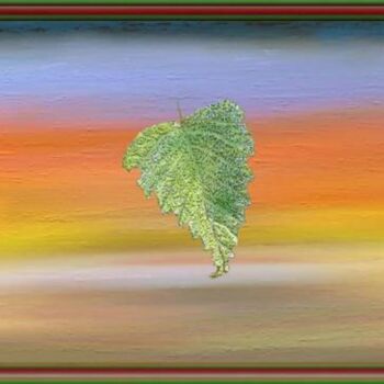 Digital Arts titled "Leaf" by Ingrid Dohle Kamerbeek, Original Artwork