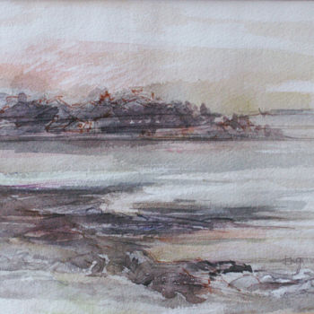 绘画 标题为“Sur le Finistère” 由Ingrid Johann, 原创艺术品