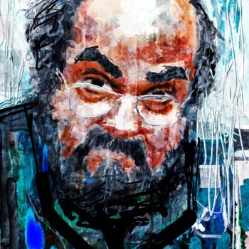 Arte digital titulada "Kubrick" por Iñigo Urbina, Obra de arte original, Pintura Digital