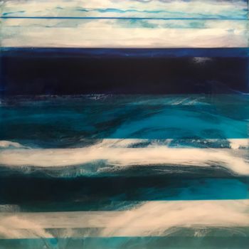 Painting titled "Sea view" by Inka2arte, Original Artwork, Other