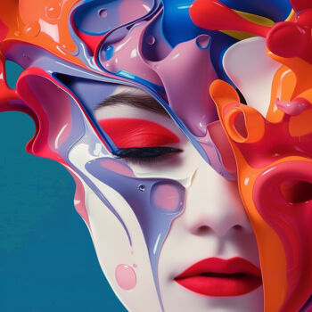 Цифровое искусство под названием "Life in colors" - Inna Mamonova, Подлинное произведение искусства, Изображение, сгенериров…