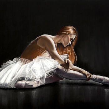 Drawing titled "In the light" by Inna Medvedeva, Original Artwork, Pastel