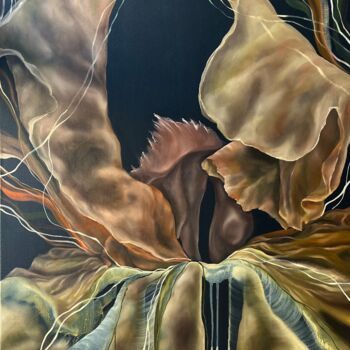 Pittura intitolato "Swirl" da Inna Sumina, Opera d'arte originale, Olio