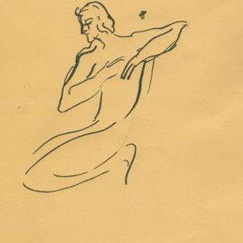 Zeichnungen mit dem Titel "Corsaire" von Inna Skliarevskaia, Original-Kunstwerk