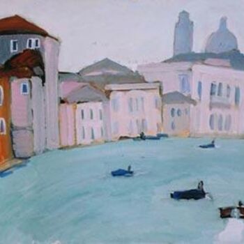 绘画 标题为“Venezia.Grand canale” 由Inna Skliarevskaia, 原创艺术品, 油