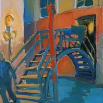 Картина под названием "Venezia. Le pont de…" - Inna Skliarevskaia, Подлинное произведение искусства, Другой